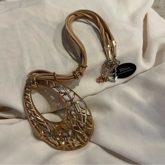 Italian teardrop necklace - made in Florence 🇮🇹 - Picture 5 of 7